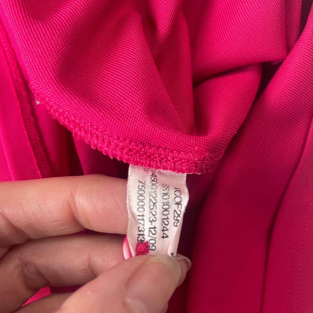 Under Armour Womens Pink Sleeveless Golf Polo Shirt Medium HeatGear Athletic Top - Picture 7 of 8